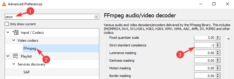 ффмпег подешавања нема звука након конверзије видео записа влц