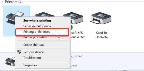 Epson-printer drukt niet af