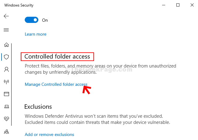 Akses Folder Terkontrol Kelola Pengaturan Akses Folder Terkendali