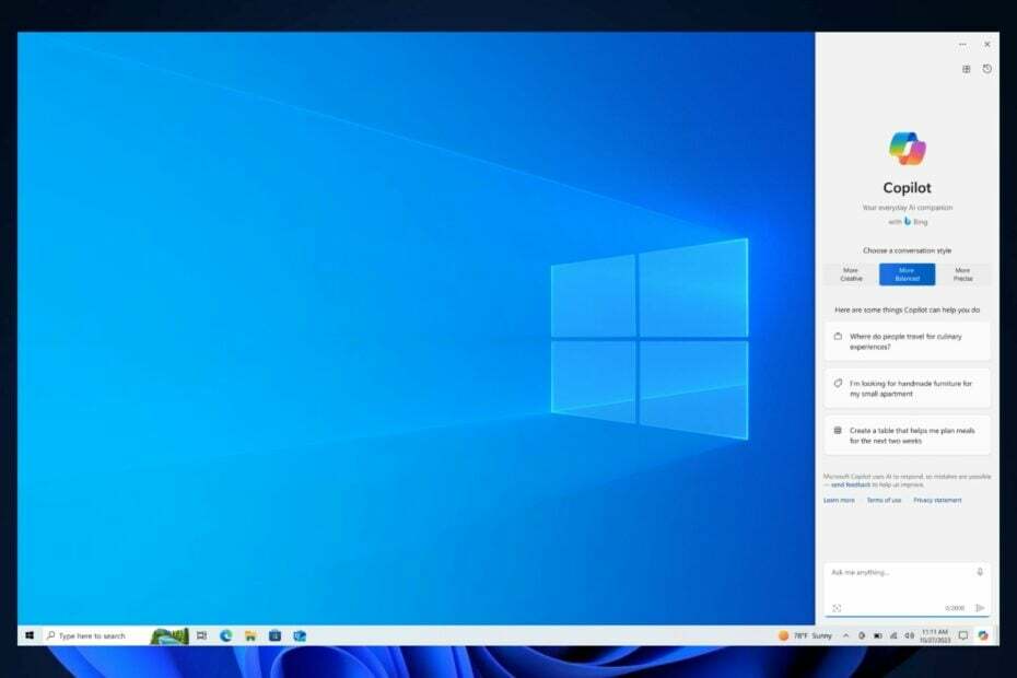 Copilot pe Windows 10