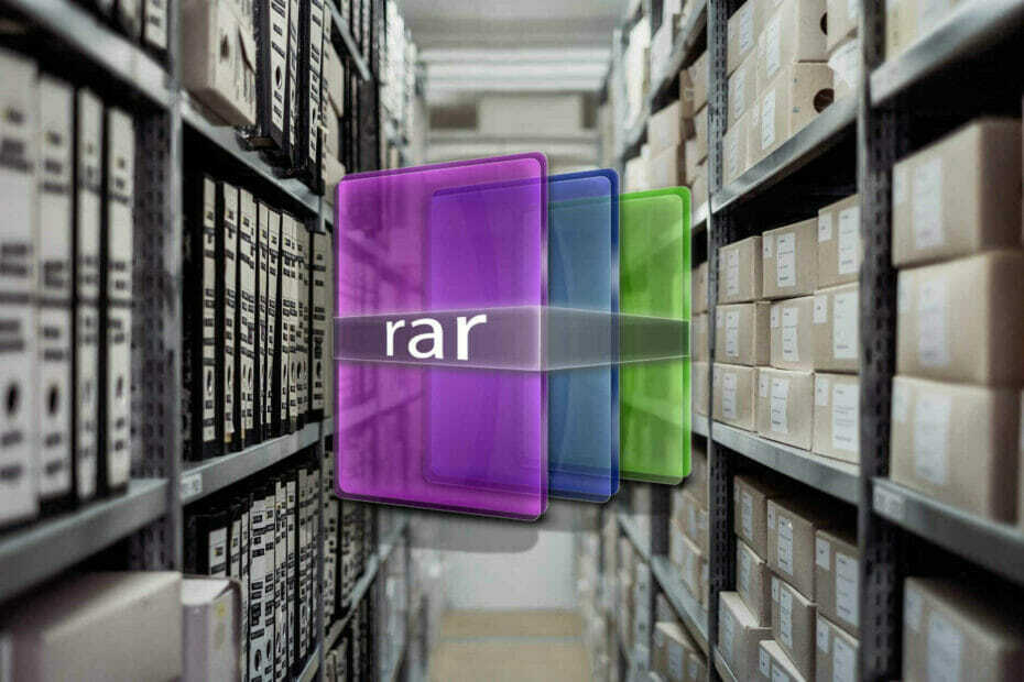 Extrahujte viac súborov RAR