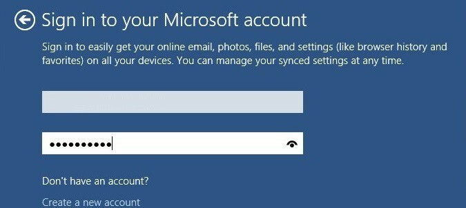 Prijavite se na svoj Microsoftov račun