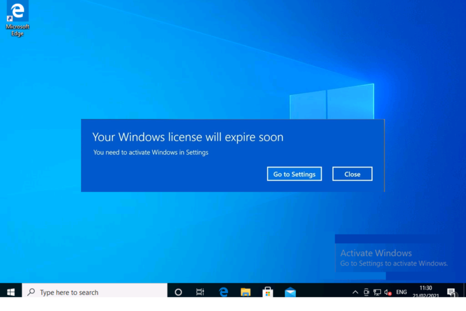 лицензът за windows не е активиран