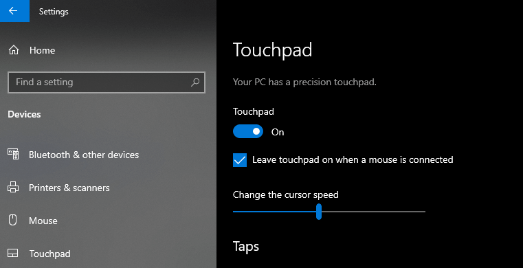 laptop-touchpad uitschakelen