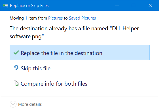 Dateien ersetzen oder überspringen Fenster x3daudio1_7.dll fehlt
