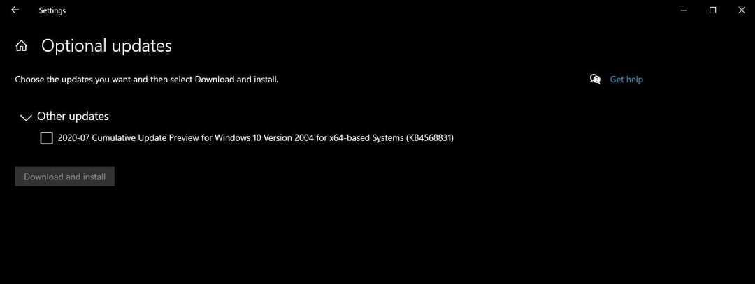 Актуализация на Windows 10 KB4568831
