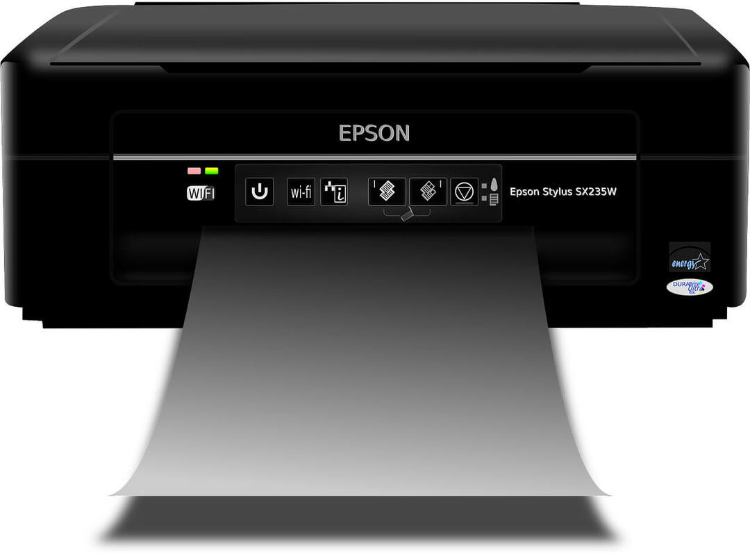 Epson-tulostin - Virhe 0xea epson