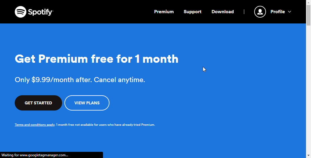 Werbeblocker für Premium-Spotify-Browser