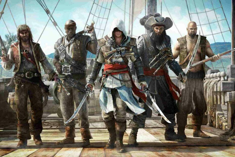 opraviť čiernu vlajku Assassins Creed