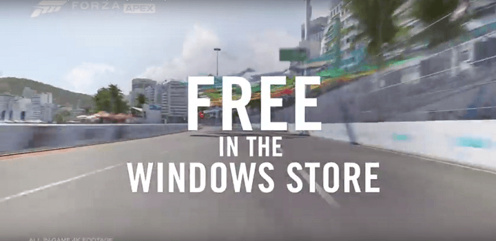 Çarpıcı Forza Motorsport 6: Apex, Windows Mağazasında Ücretsiz Olarak Kullanılabilir