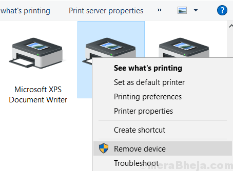 Usuń drukarkę Min. (1)