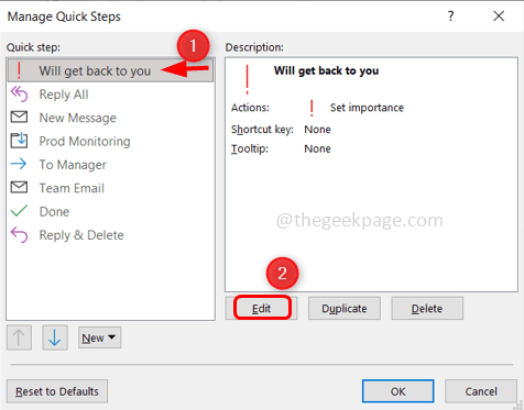 So erstellen, verwalten und verwenden Sie Quick Steps in Microsoft Outlook