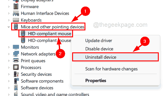 Poista Mouse Device 11zon asennus