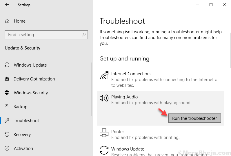 დააფიქსირეთ ხმის ხატულა Taskbar- ზე, რომელიც არ მუშაობს Windows 10-ში