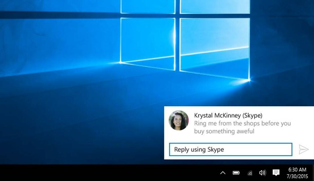 „Windows 10“ lapkričio naujinimas suteikia „Skype“ integraciją