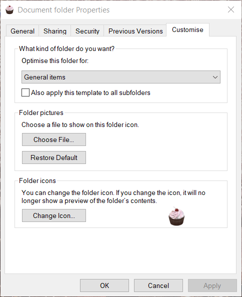 Prispôsobte kartu, ako vytvoriť ikonu v systéme Windows 10