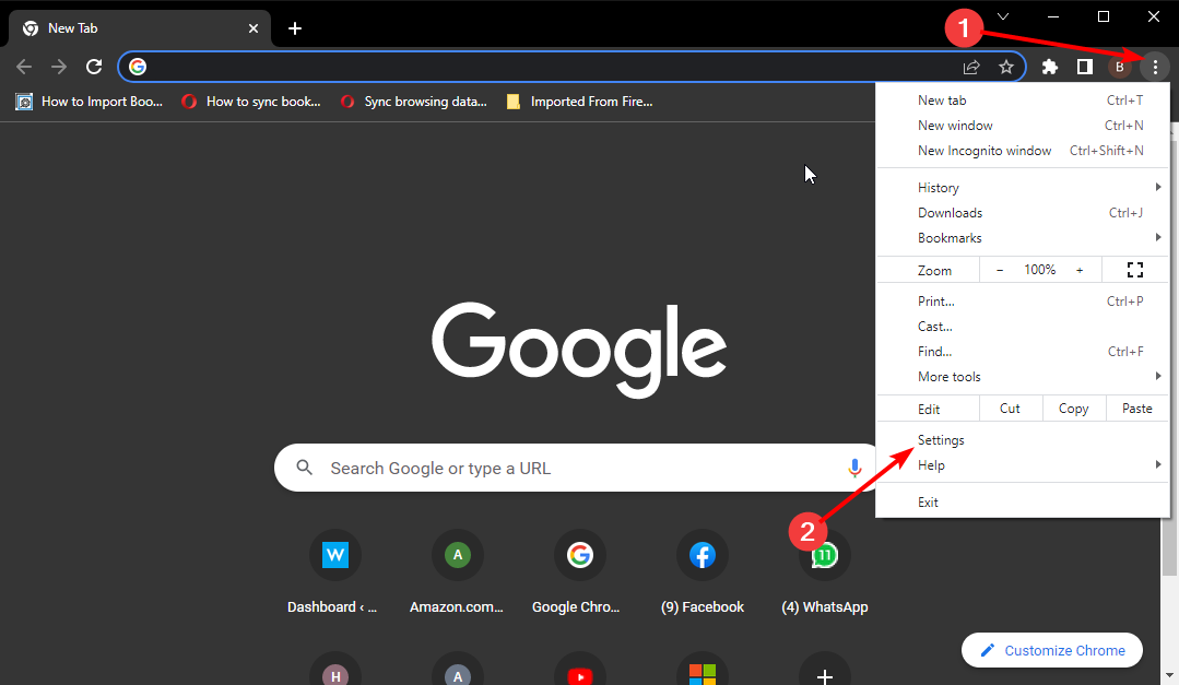 Chrome-indstillinger browser højt cpu-brug ved opstart