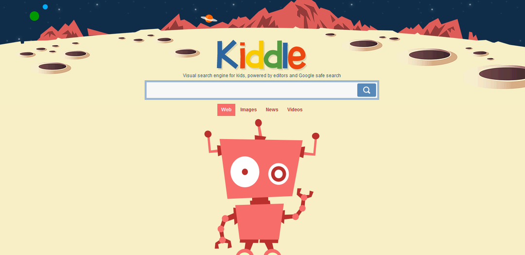 Kiddle – 어린이 전용 안전 검색 엔진