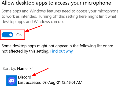 Ελέγξτε το Discord In List Apps Ελάχ