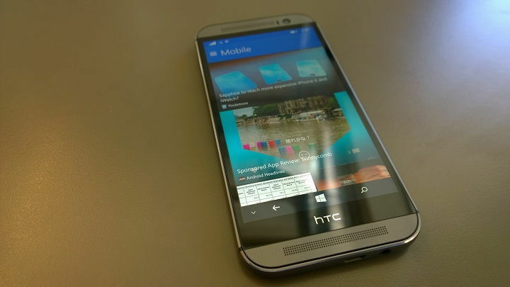 HTC One M8 nicht berechtigt für Windows 10-Upgrade; HTC sagt etwas anderes