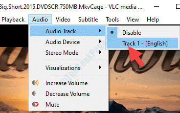 „Vlc Audio Audio Track Track 1 English“