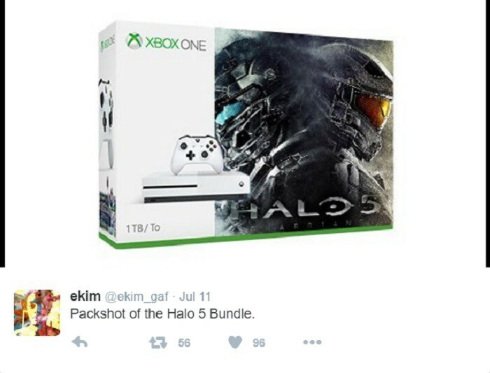 Vuotaneet valokuvat Xbox One S Halo 5 Guardiansin rajoitettu painos