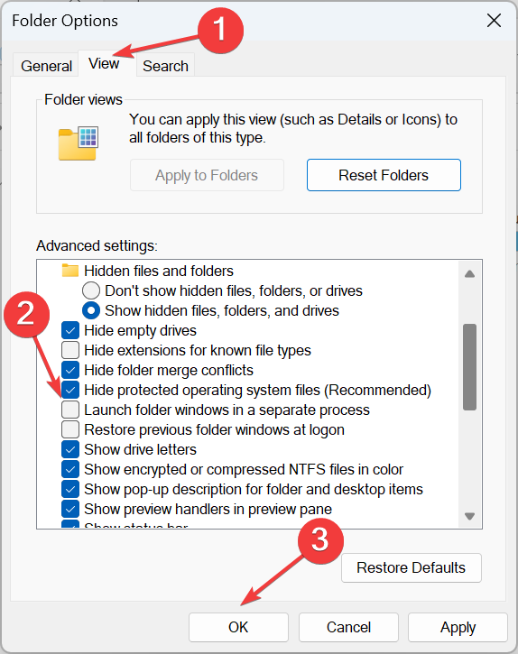 deaktiver for at rette Windows 11 Explorer-forgrunden