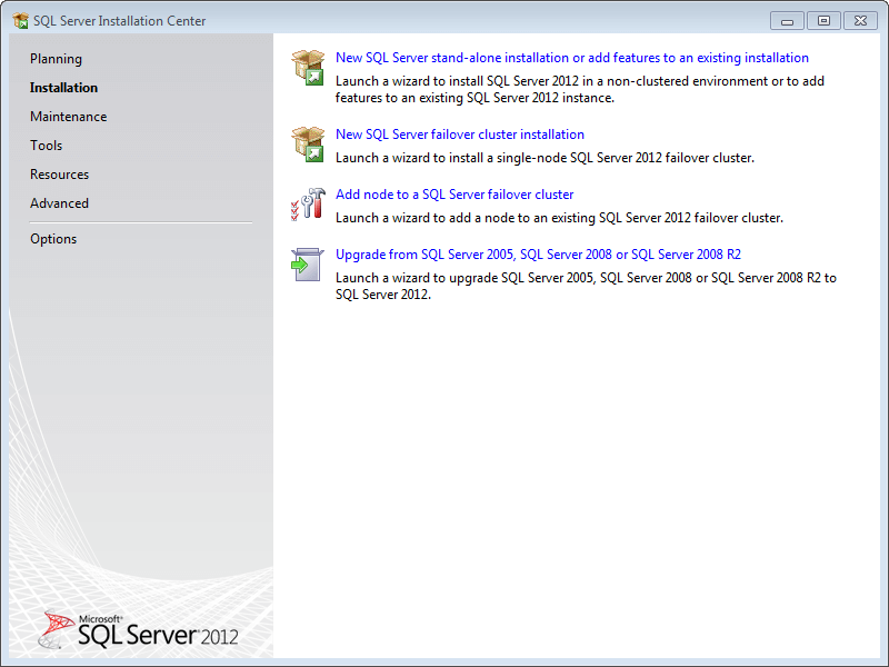 Päivittäminen SQL Server 2008: sta