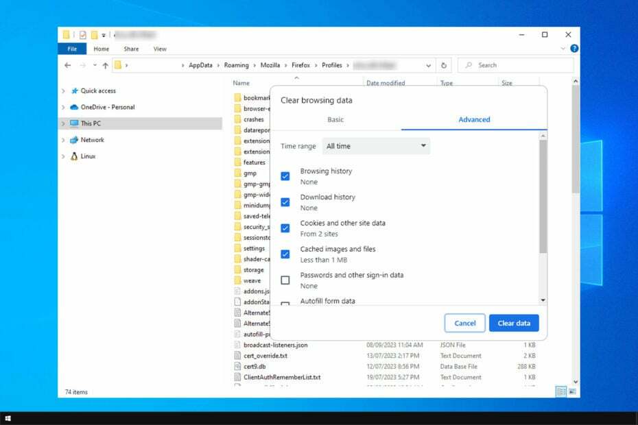 jak vymazat mezipaměť a soubory cookie v systému Windows 10