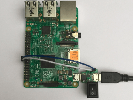 conecte o Raspberry Pi ao interruptor