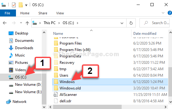 Win + X File Explorer C Zástupca jednotky Windows