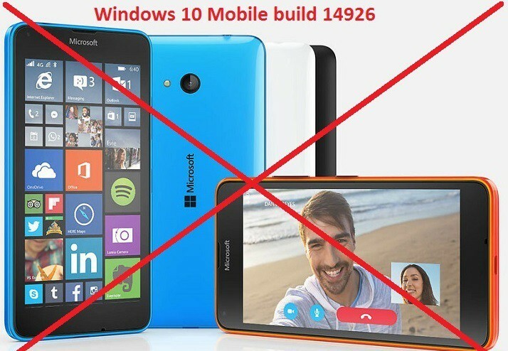 Najnovejša namestitev Windows 10 Mobile build ne uspe z napako 0x800703ed