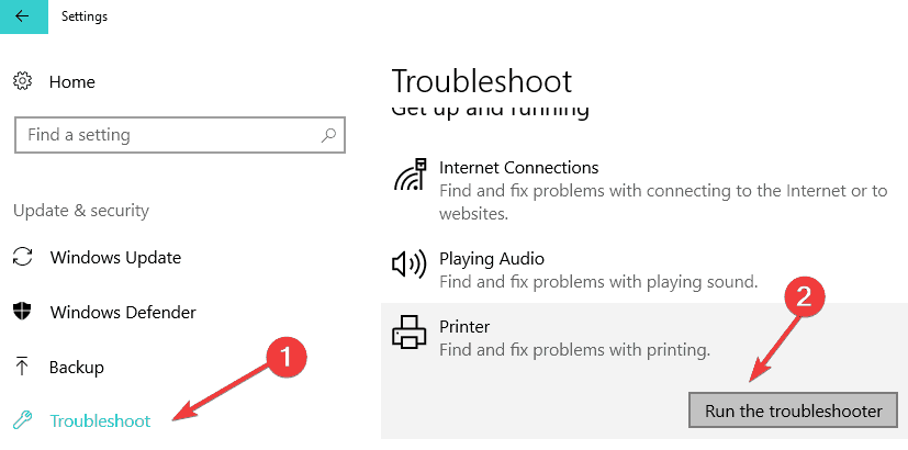 pokrenite Windows 10 alat za rješavanje problema