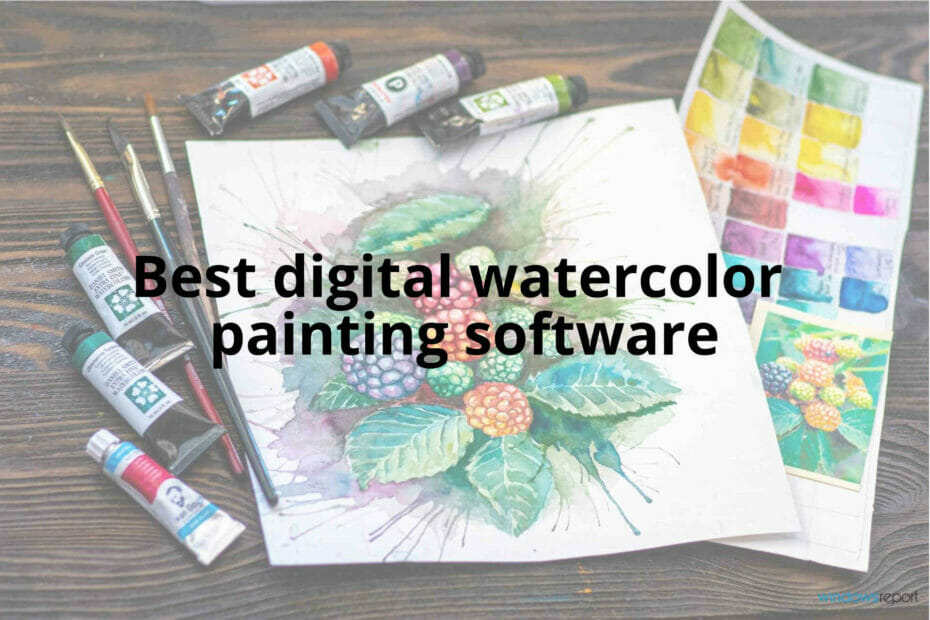 Quais são os melhores softwares de pintura em aquarela digital