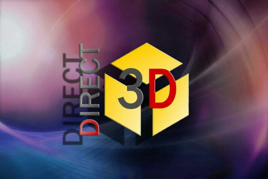 Direct3D ni bilo mogoče inicializirati