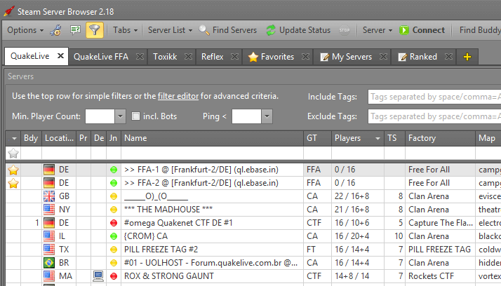 tvaika servera pārlūka programmatūra