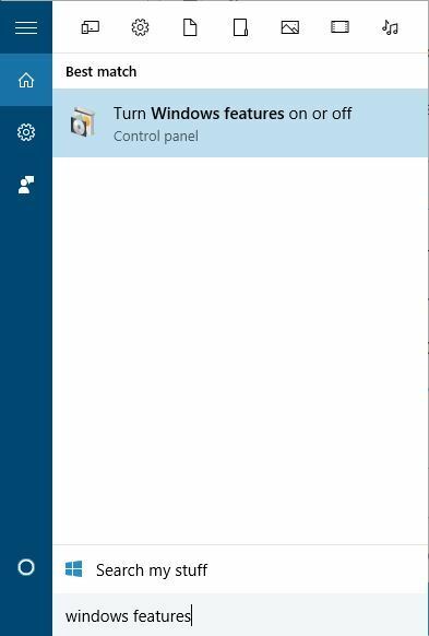 Windows-caratteristiche