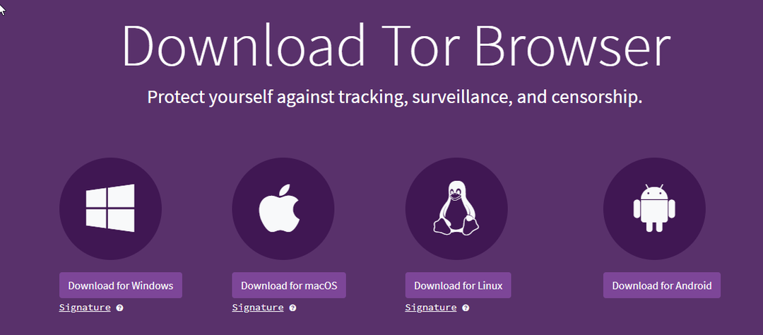 Tor downloaden