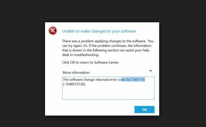 Jak naprawić błąd Windows 10 0xc1800118 w programie WSUS?
