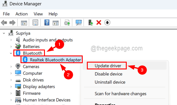 Opdater Bluetooth-driver 11zon