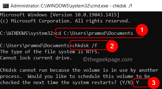 Disk Check File Folder Tidak Dapat Menemukan Pemilik Min