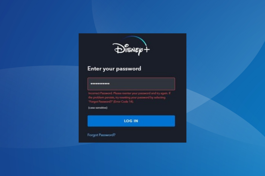 поправете код на грешка 14 на Disney Plus