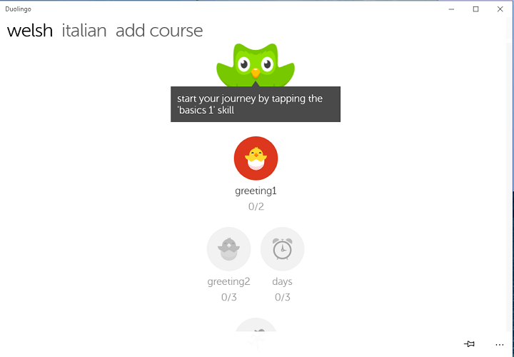 Aplikasi Duolingo untuk Windows 10 sekarang lebih cepat dan dapat menerjemahkan bahasa Welsh